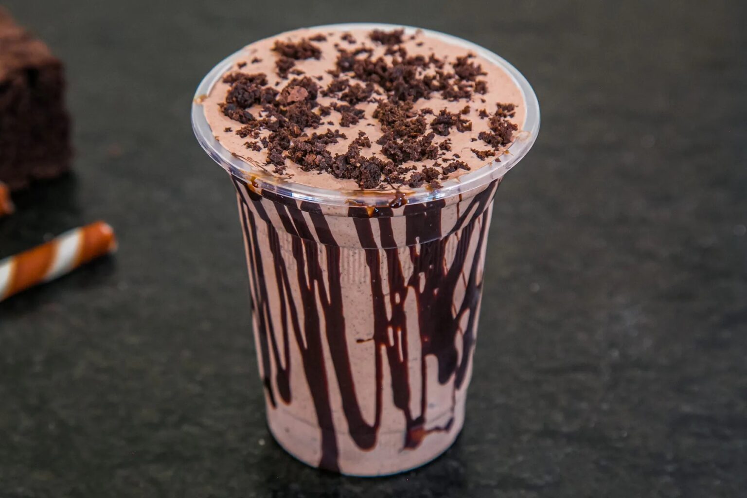 Nutella Brownie Blast Milk Shake Cone Stone